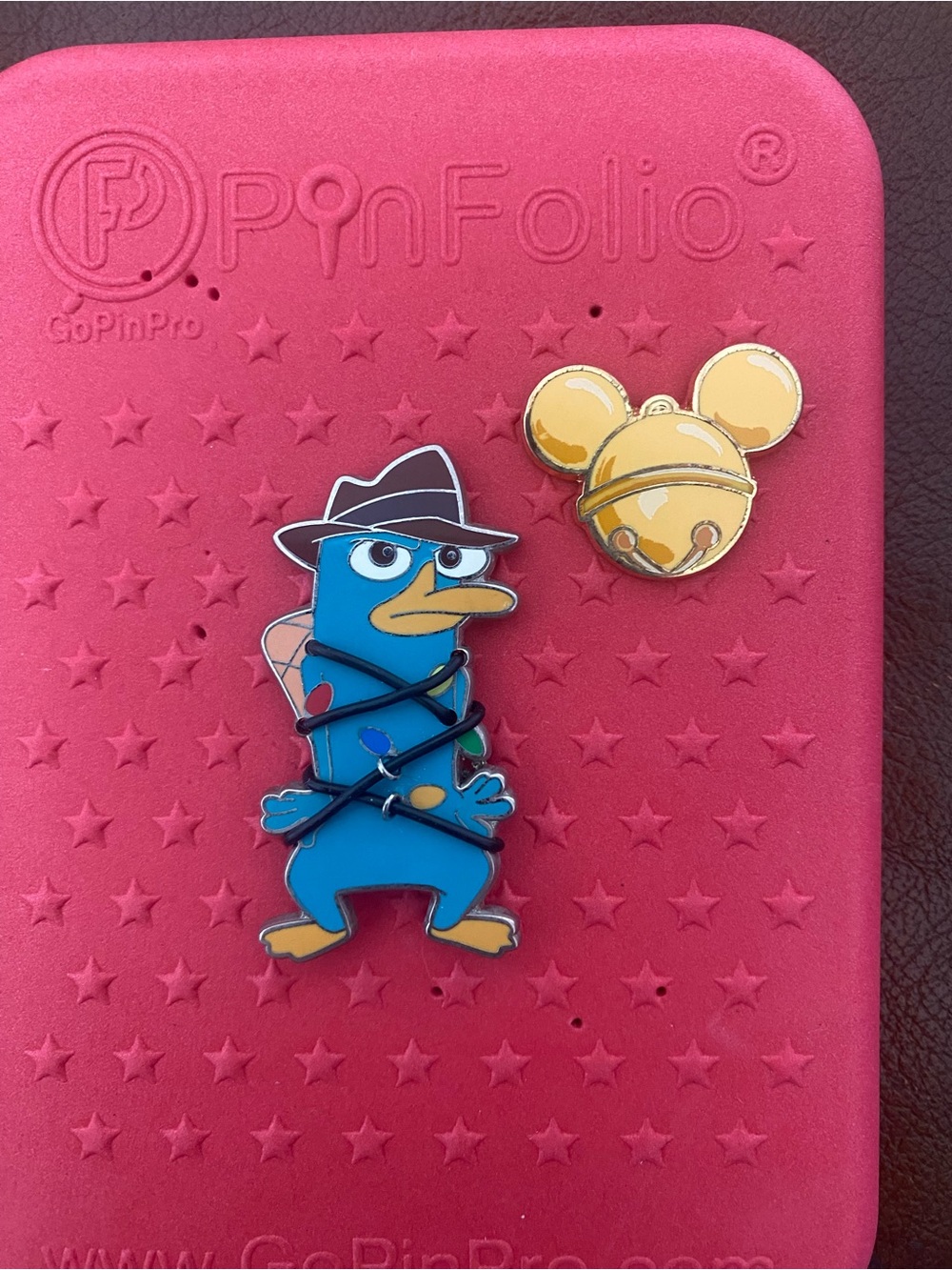 authentic Disney pins- Perry the Platypus christmas pin